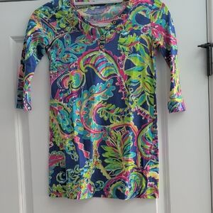 Lilly Pulitzer Girl's Multicolor Tropical Dress